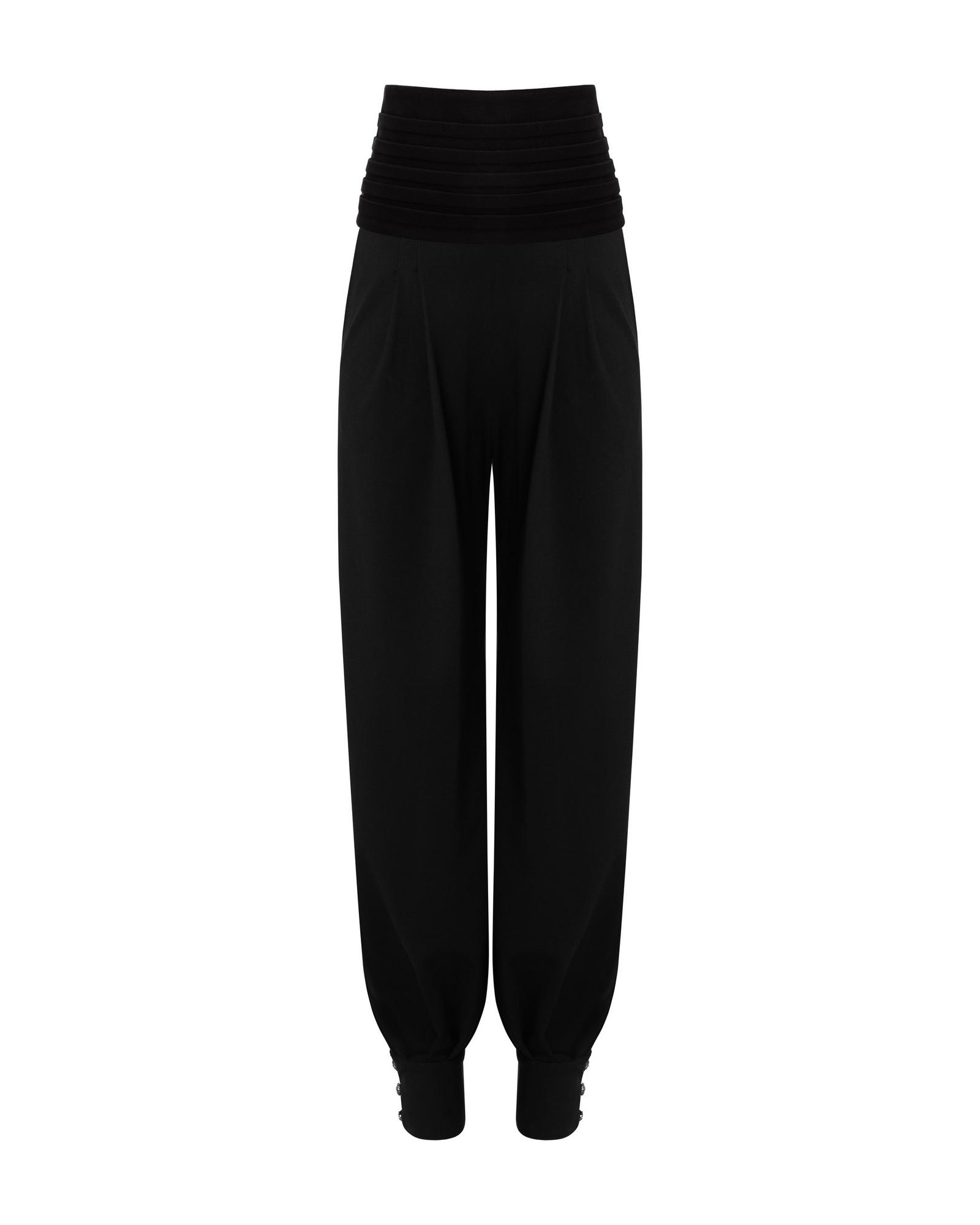 Брюки-алладины с поясом камербанд