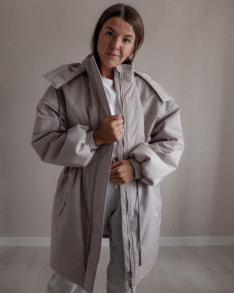 Видеопроцесс пошива парки ДЖОЙ