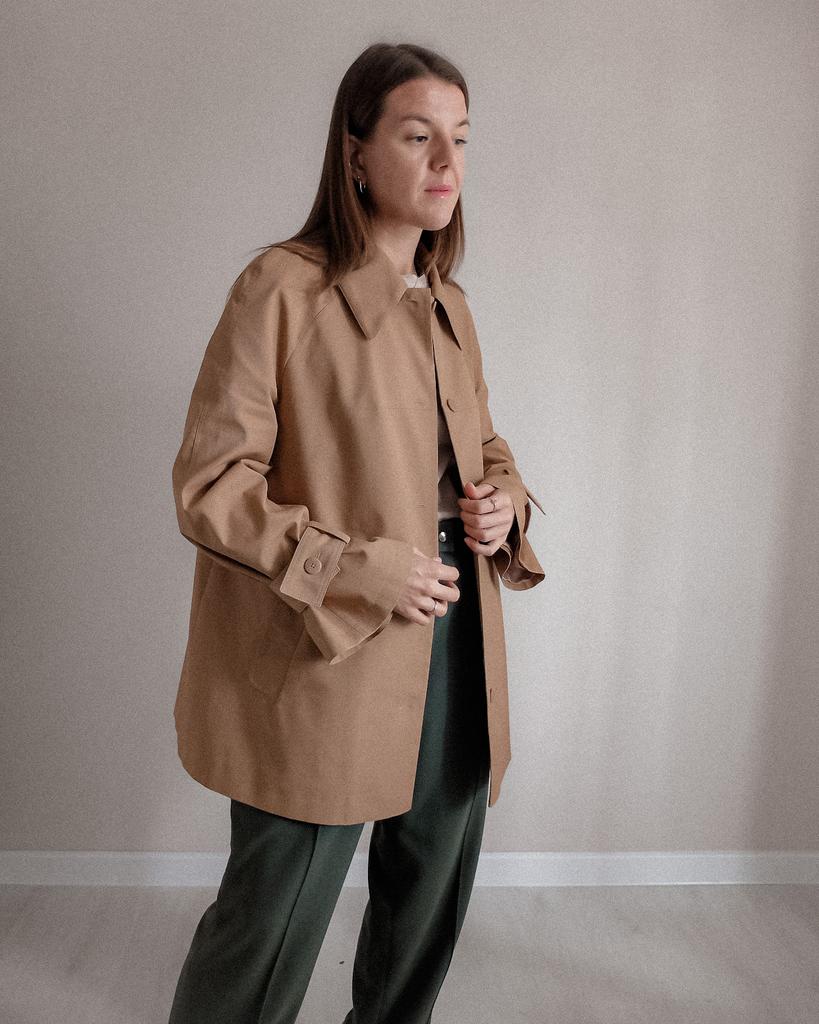 Видеопроцесс пошива тренча ХЕЙДЕН