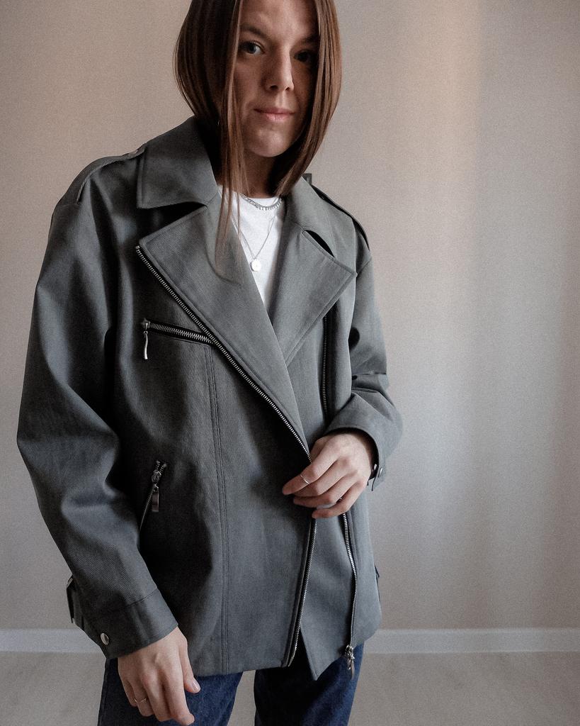 Видеопроцесс пошива косухи МЕДИСОН из денима