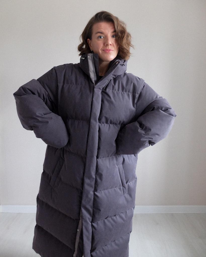 Видеопроцесс пошива пуховик ВИНСЕНТ