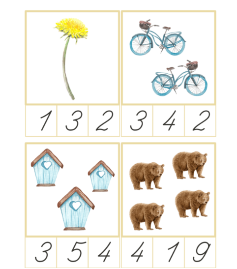 Счёт с прищепками