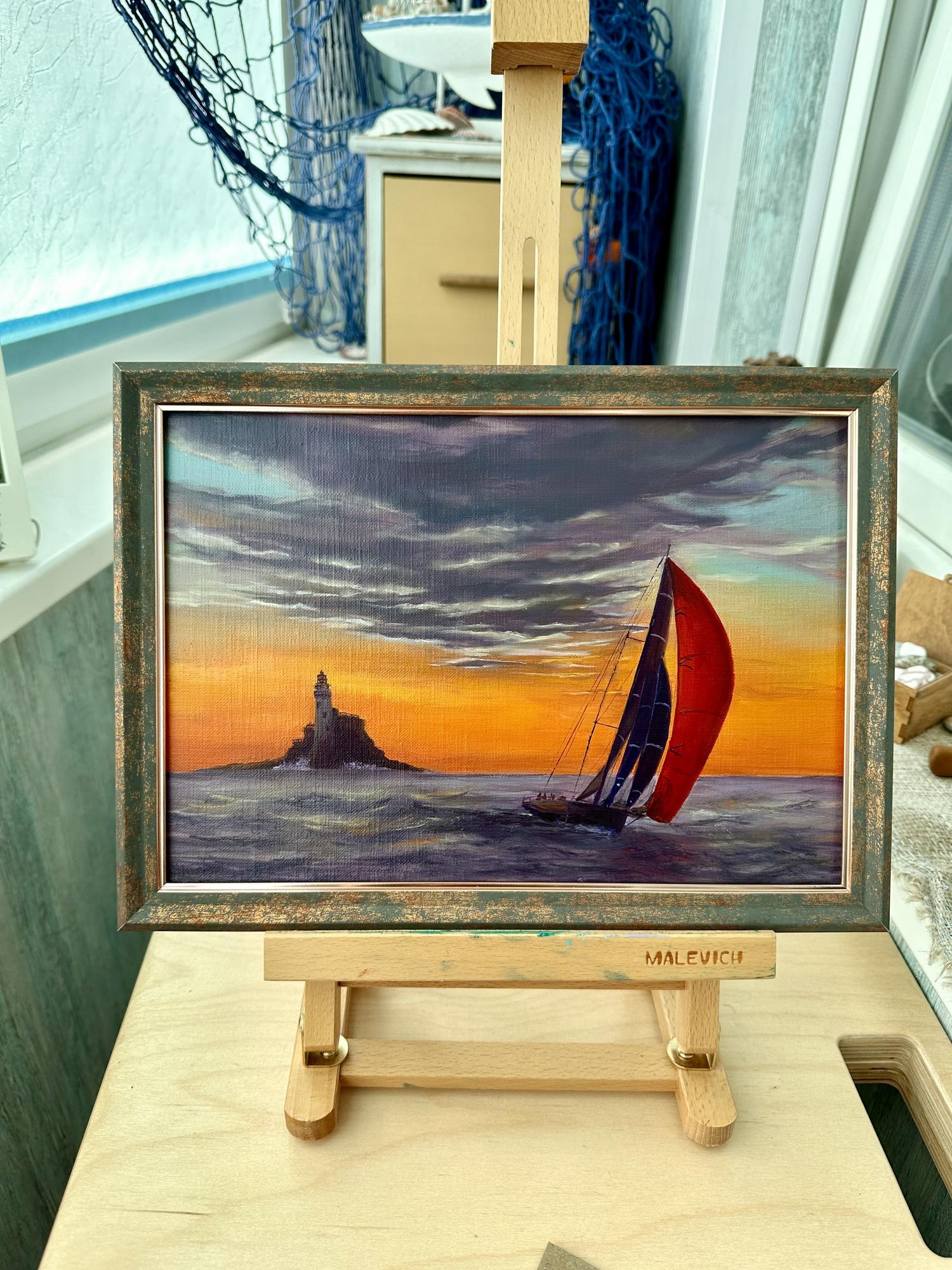 Регата на закате