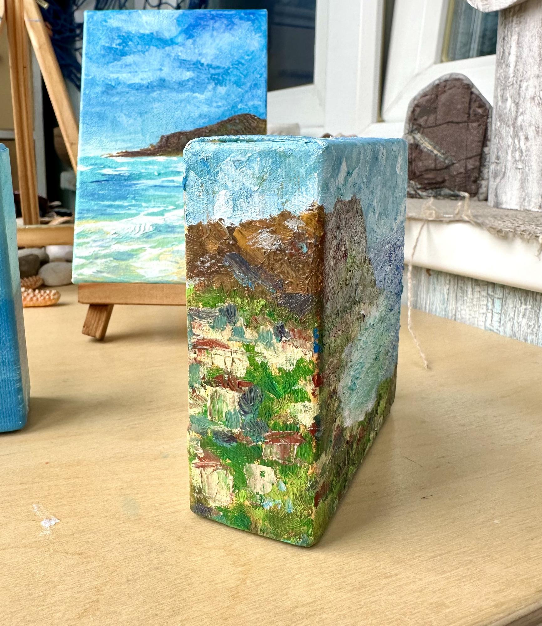 Картина на 3D холсте "Монделло". Масло. 10х10х3,7 см