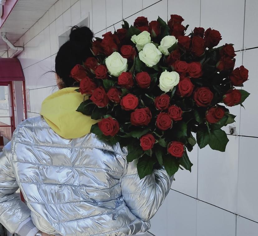 Букет 55роз
