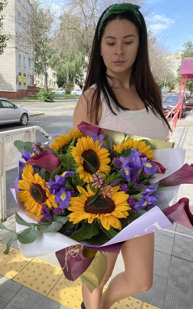 Букет,,Любовь и огонь,.