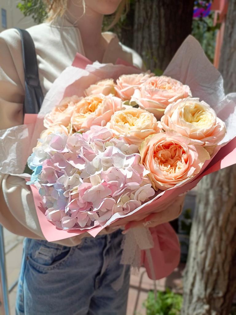 Букет в нежных тонах