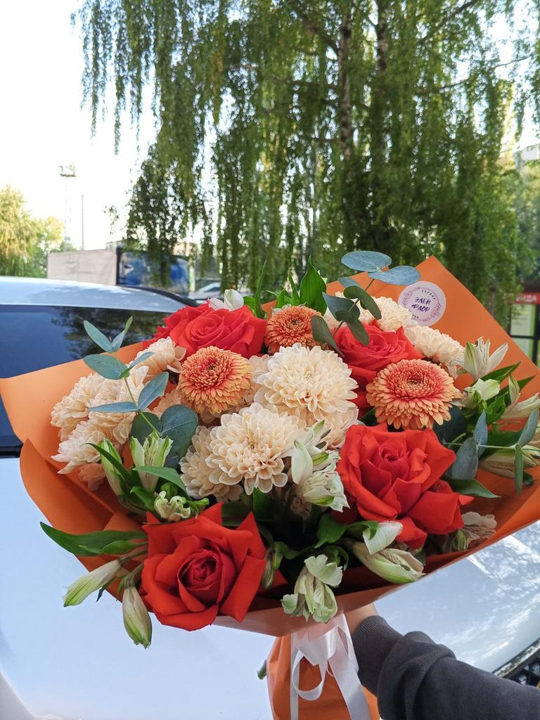 Букет цветов ,,Капучино,,