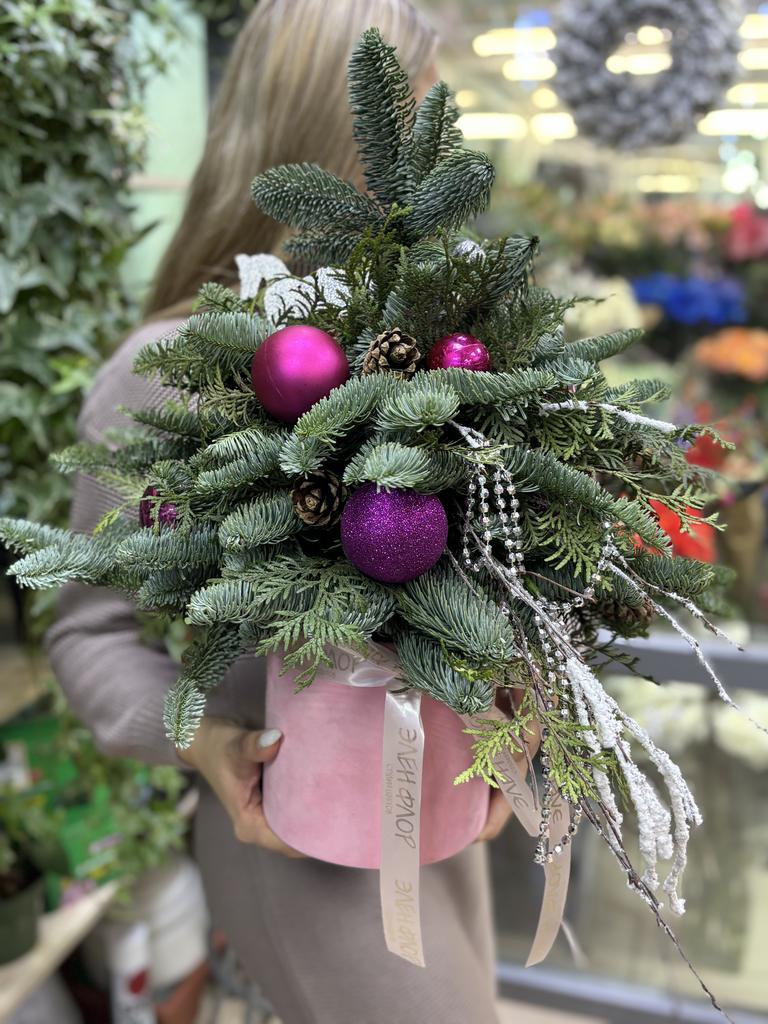 Елка из Нобилиса «Гламурный шик»