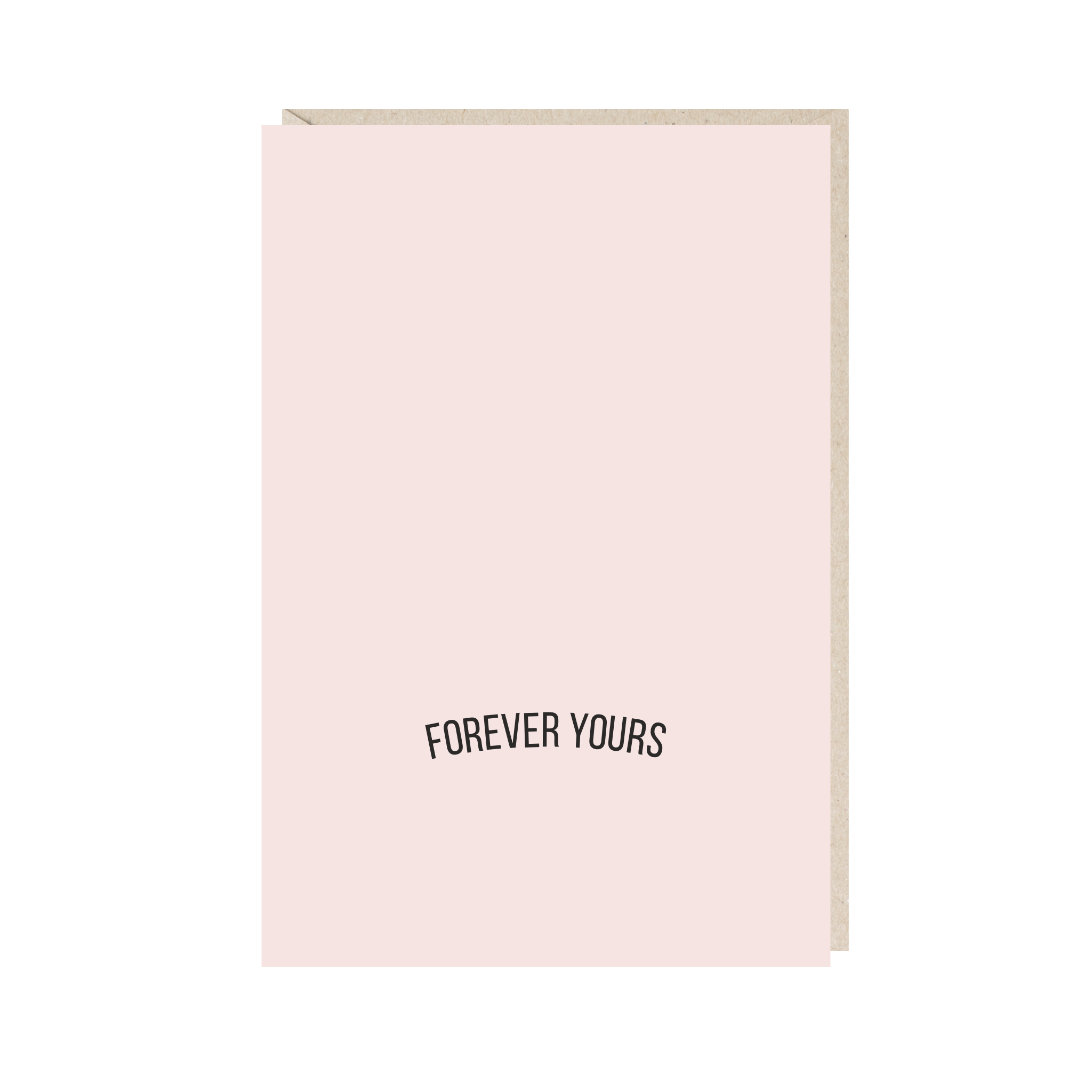 открытка "forever yours"