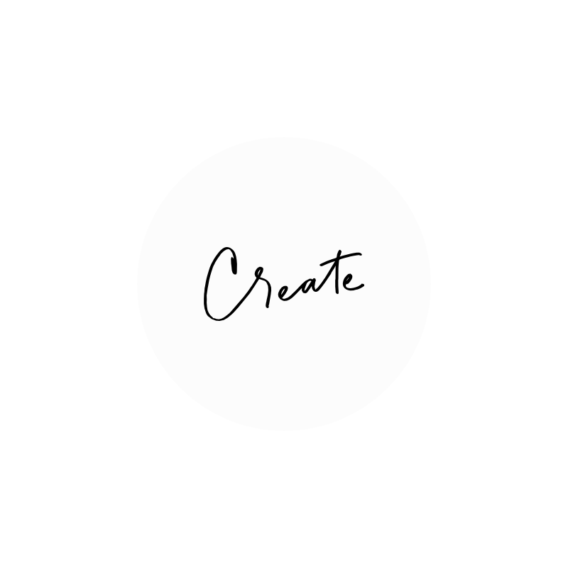 значок "create" (белый)