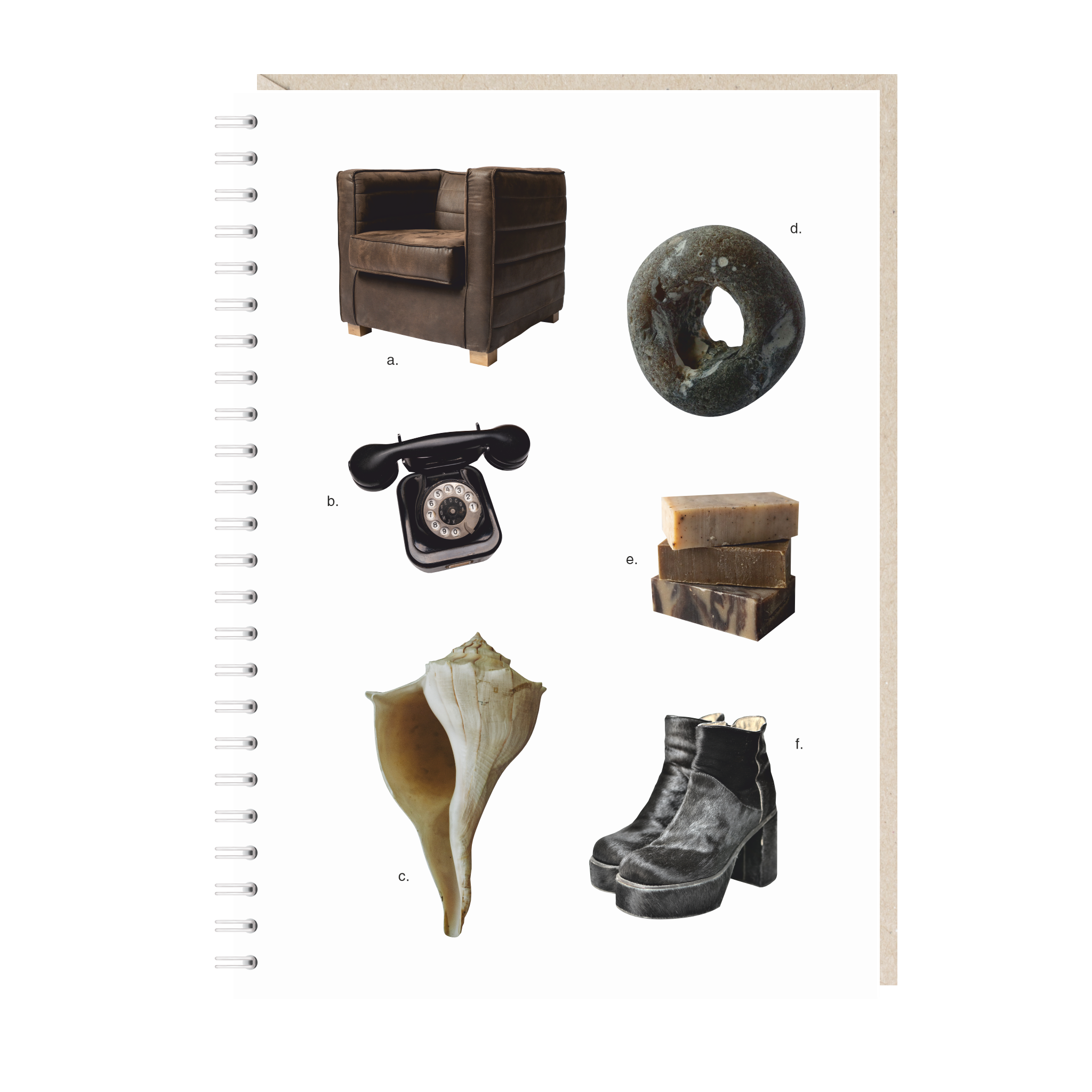 блокнот "кресло"