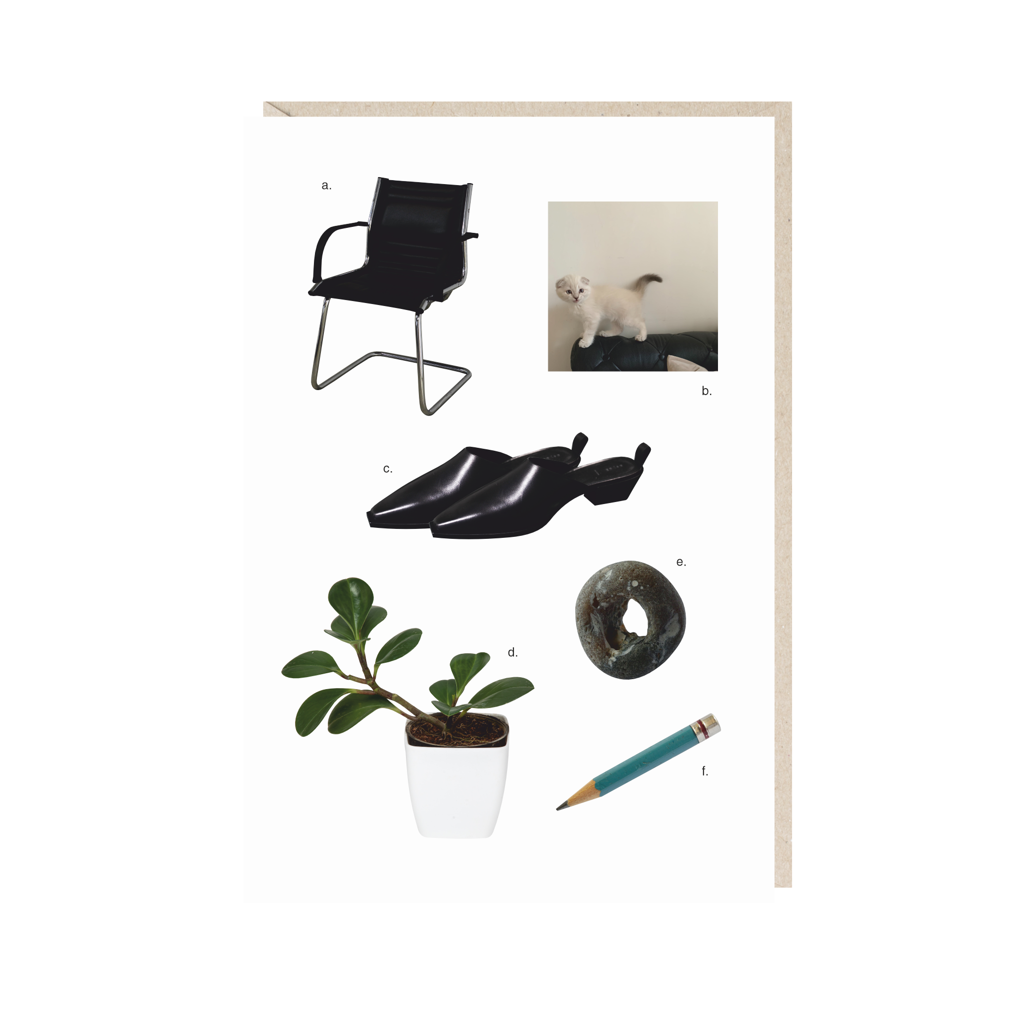 открытка "стул"