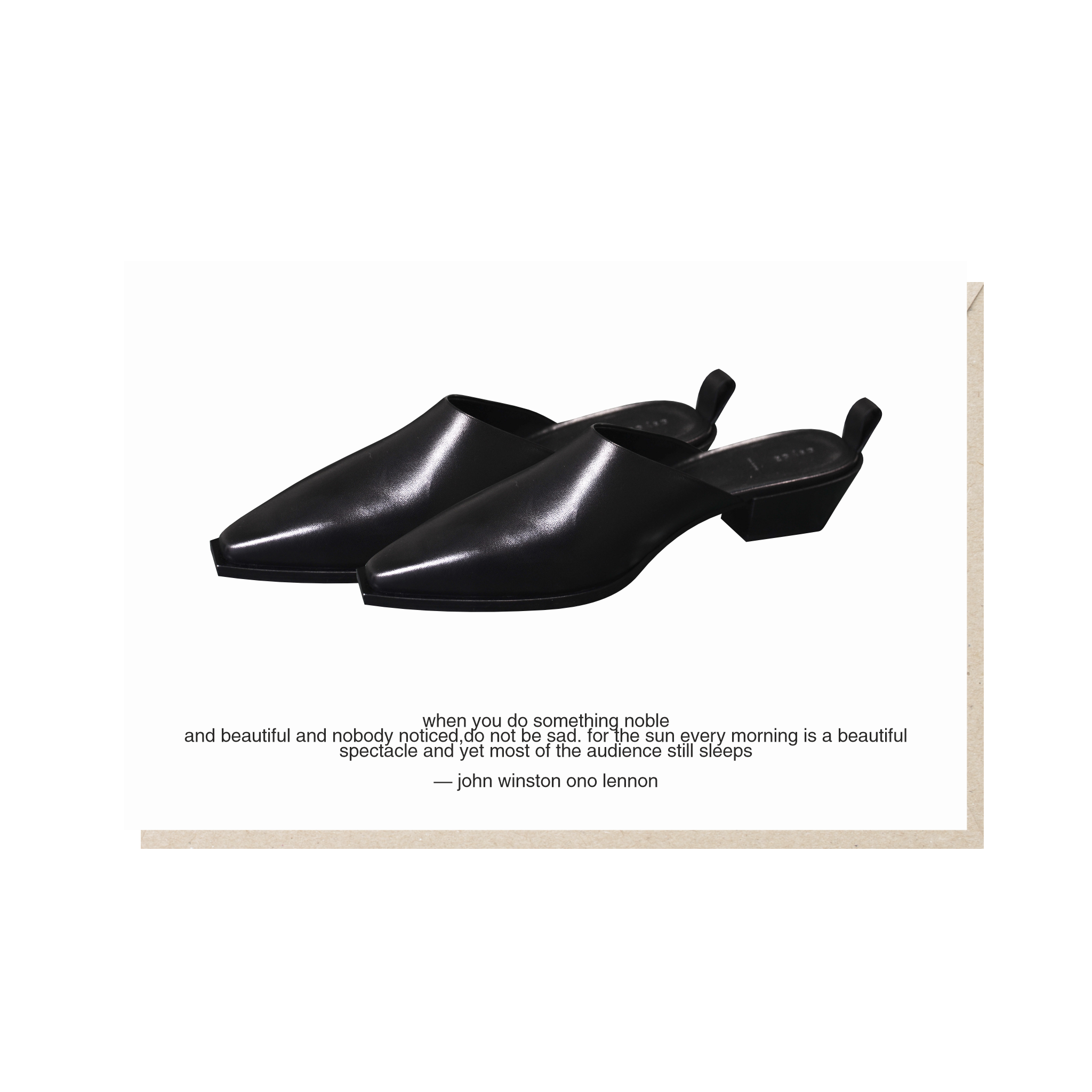 открытка "when you do something noble and beautiful and nobody noticed,do not be sad. for the sun every morning is a beautiful spectacle and yet most of the audience still sleeps"