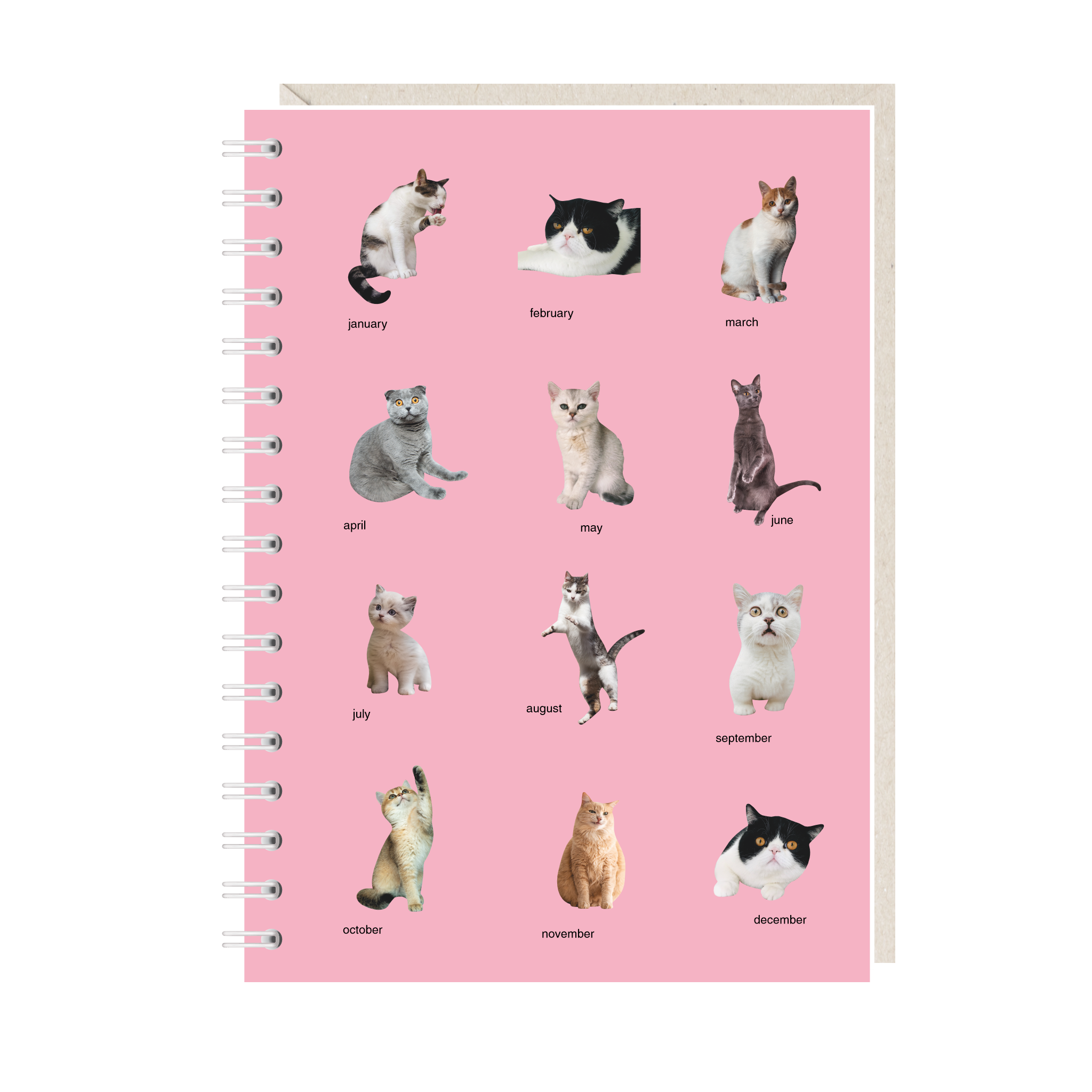 блокнот "календарь"