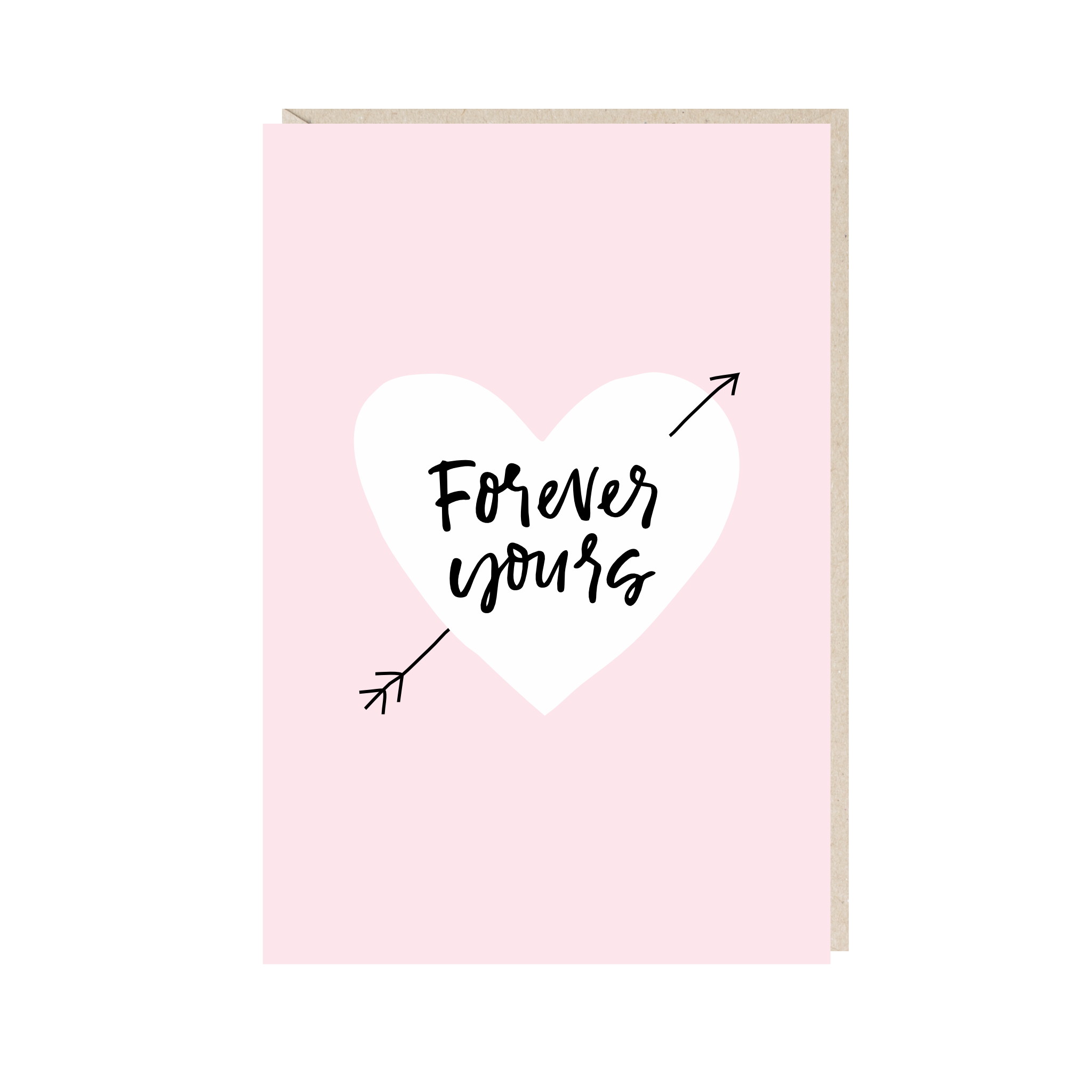 открытка "forever yours"