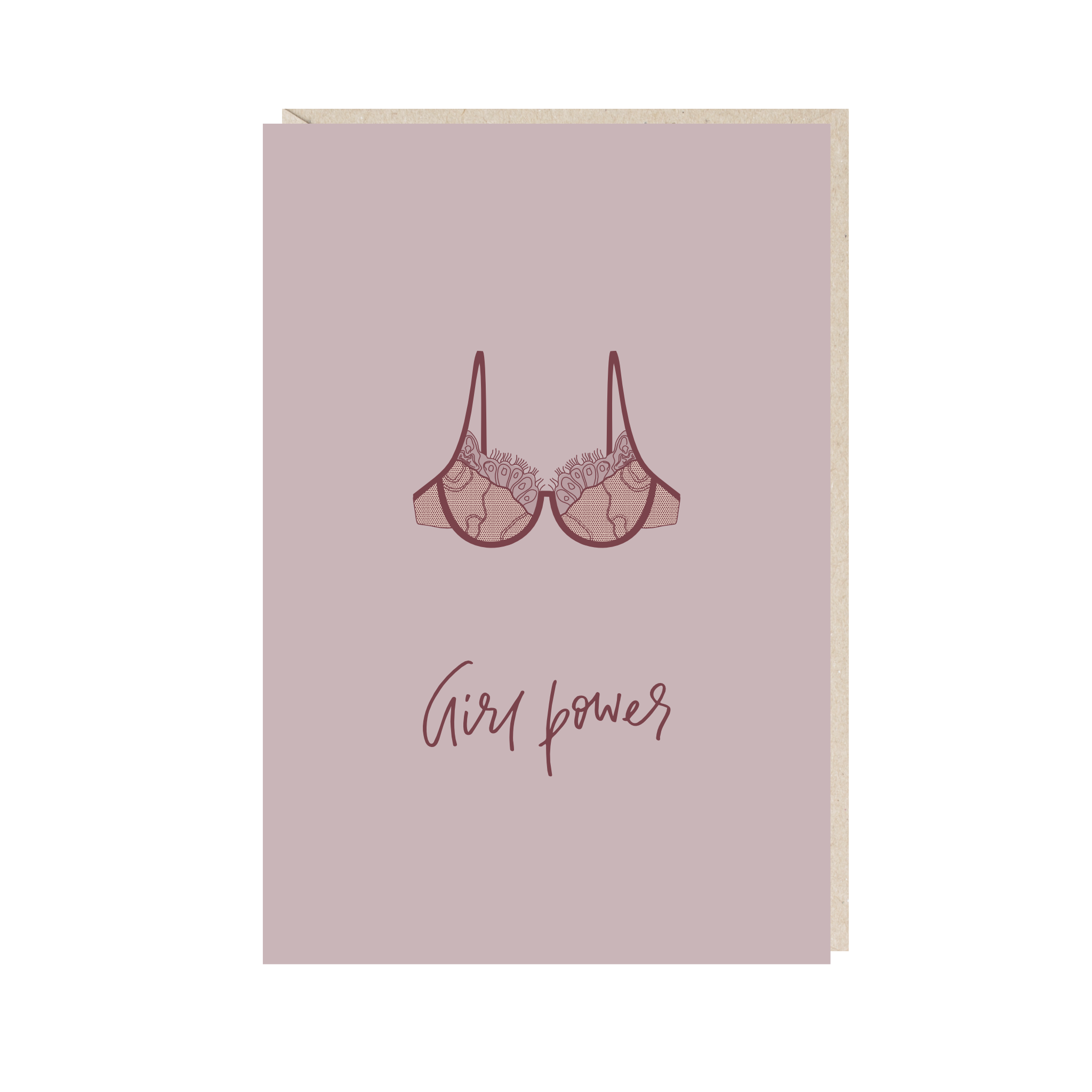 открытка "girl power"