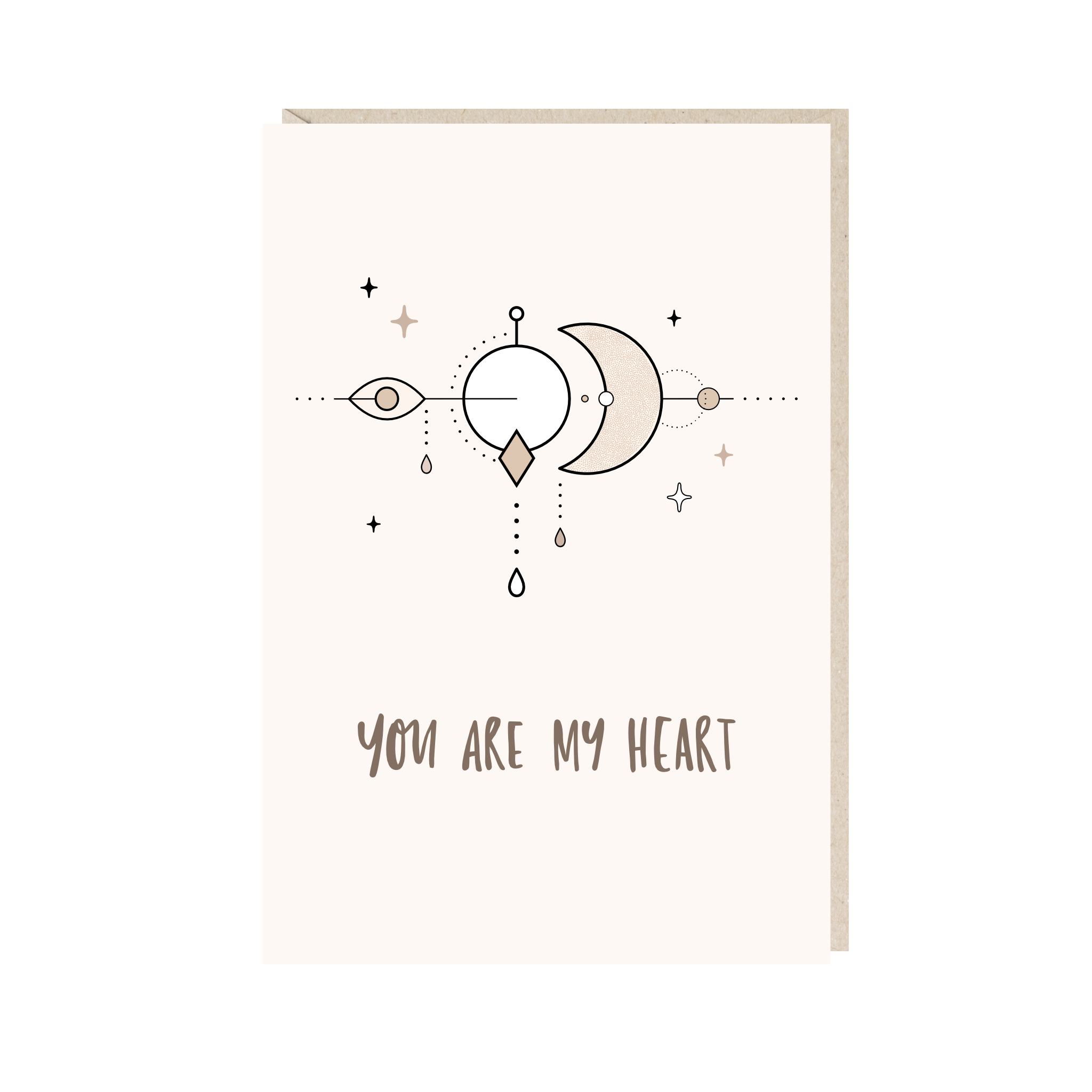 открытка "you are my heart"