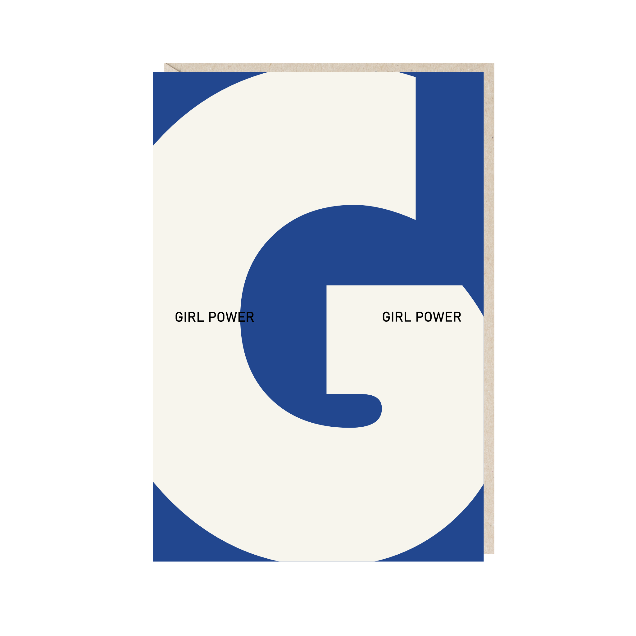 открытка "girl power"