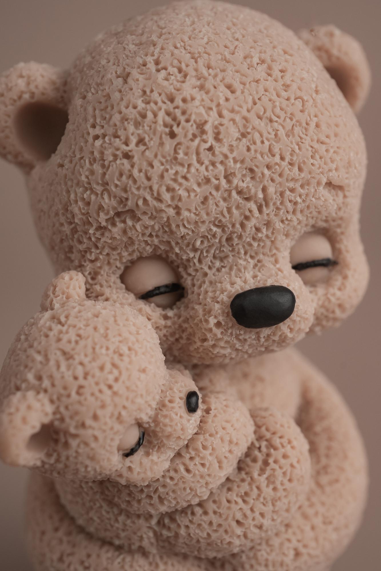 Мишка Тео с мамой