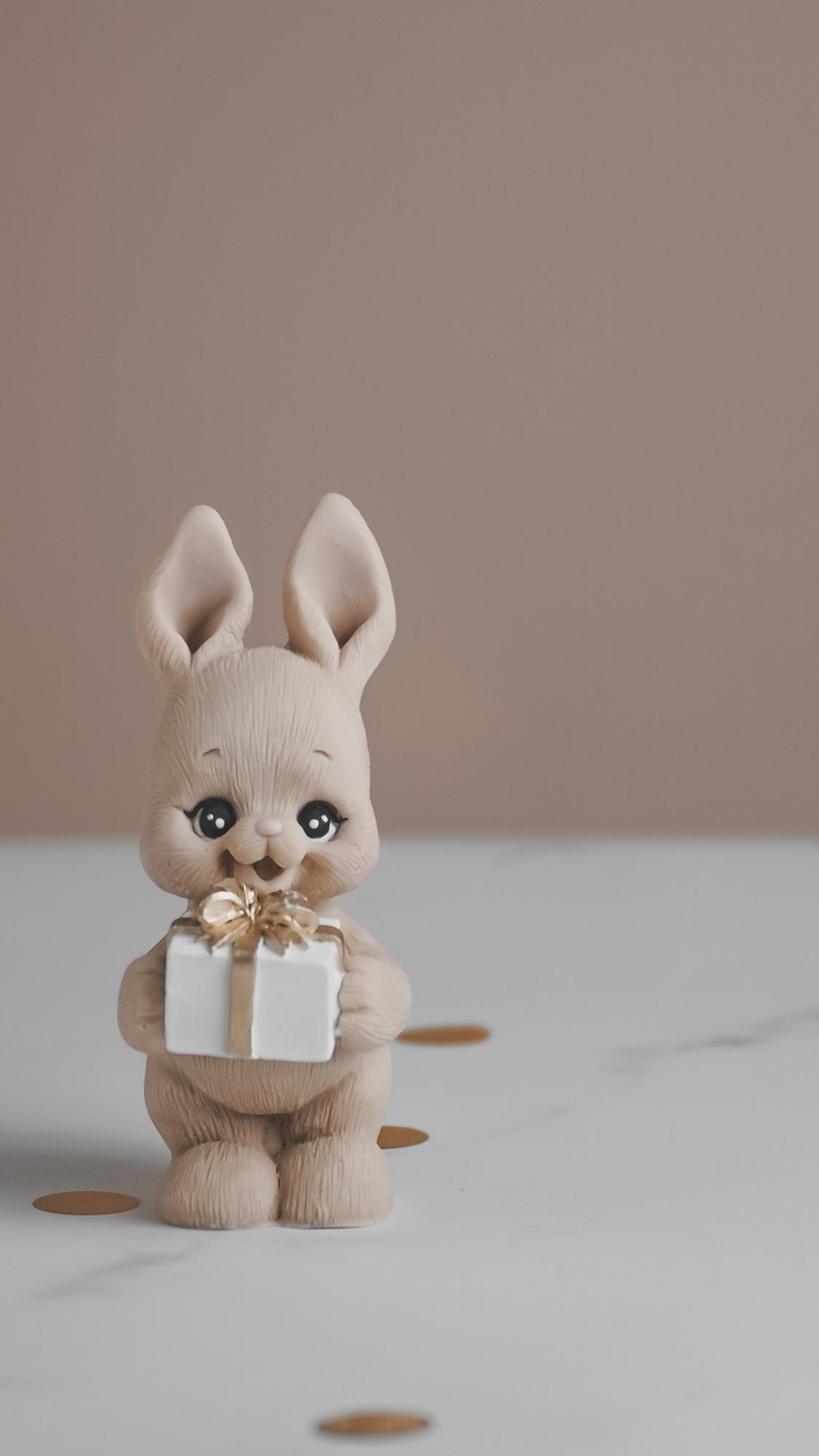 Зайка Лилу с подарком