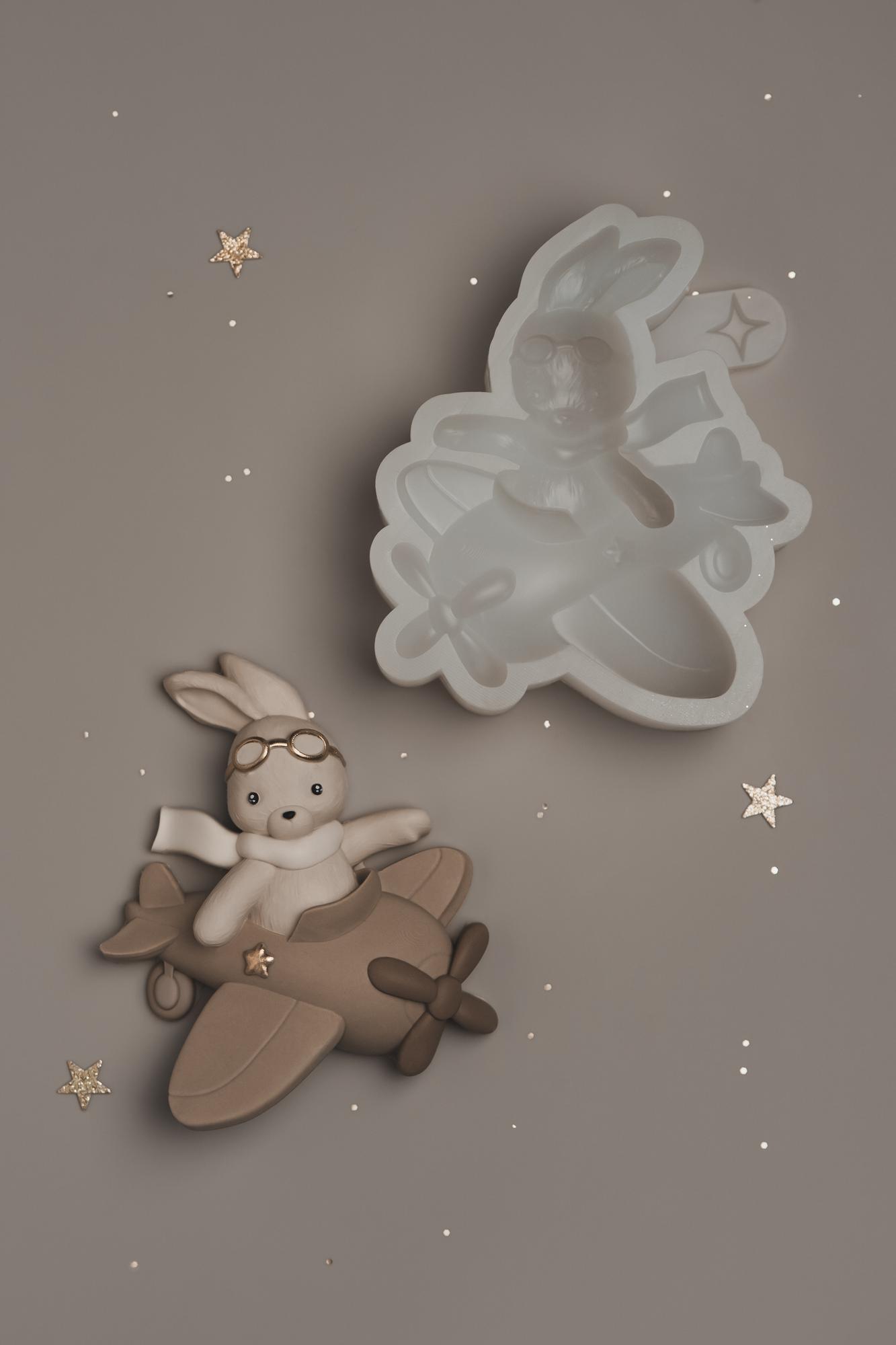 2D - Зайка на самолёте