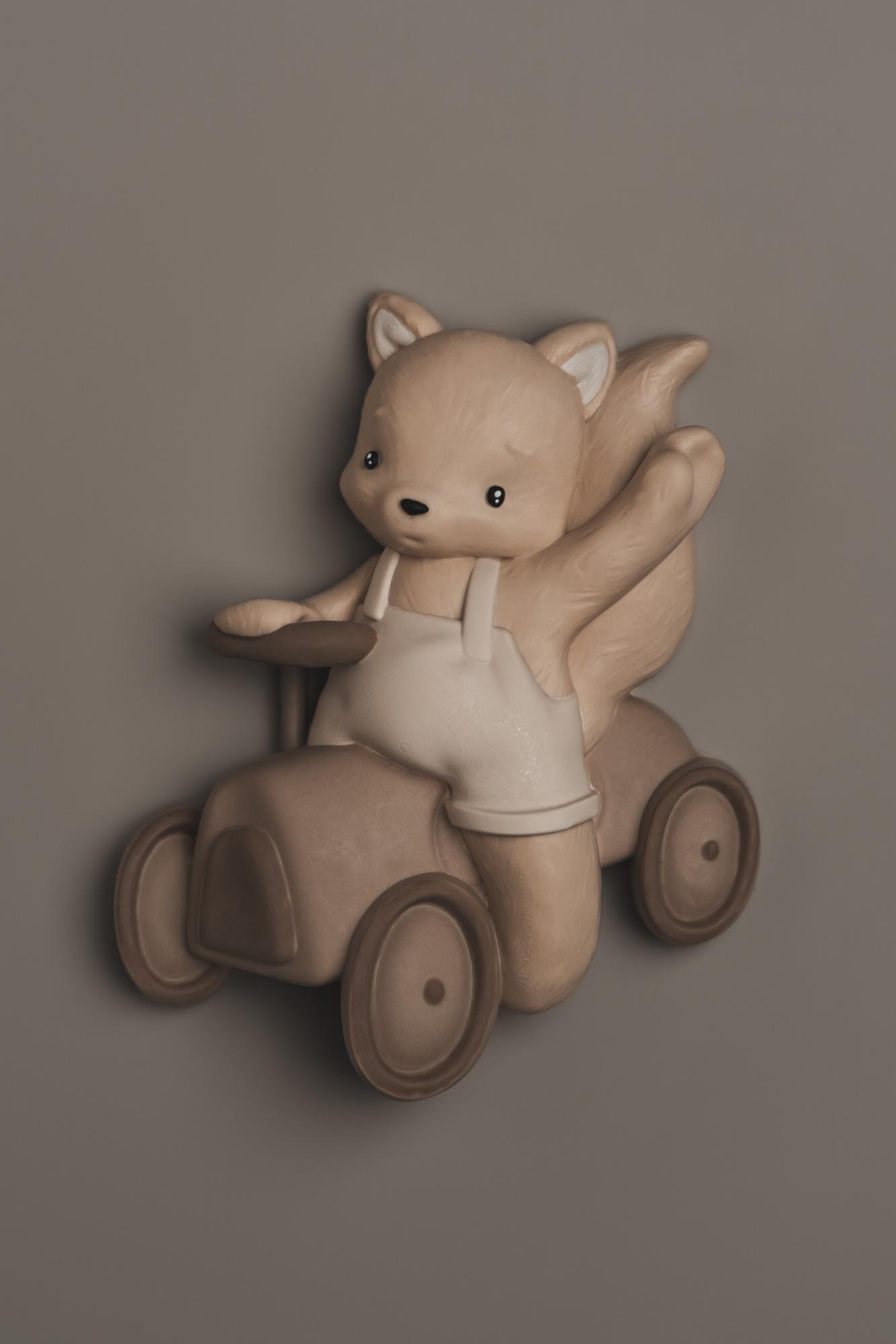 2D - Лисёнок на машинке