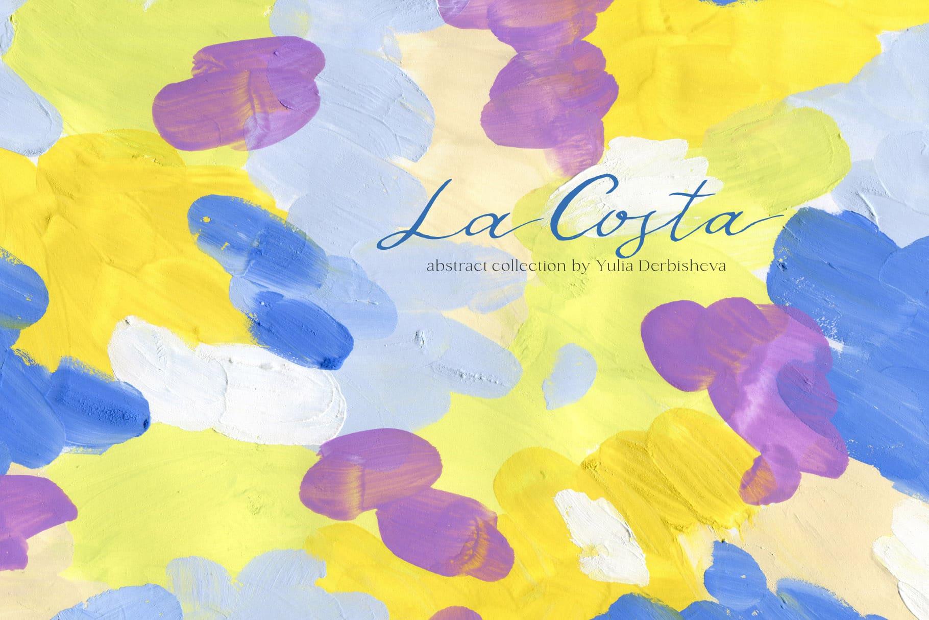 La Costa bright summer backgrounds + tropical birds