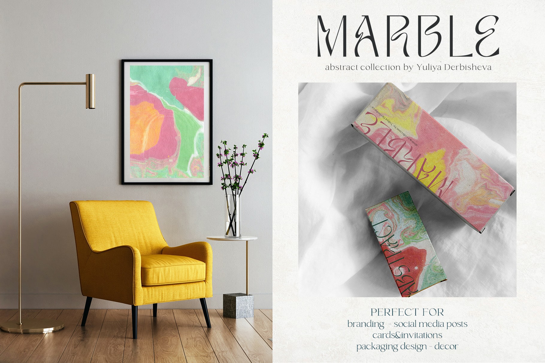 Marble abstract backgrounds textures