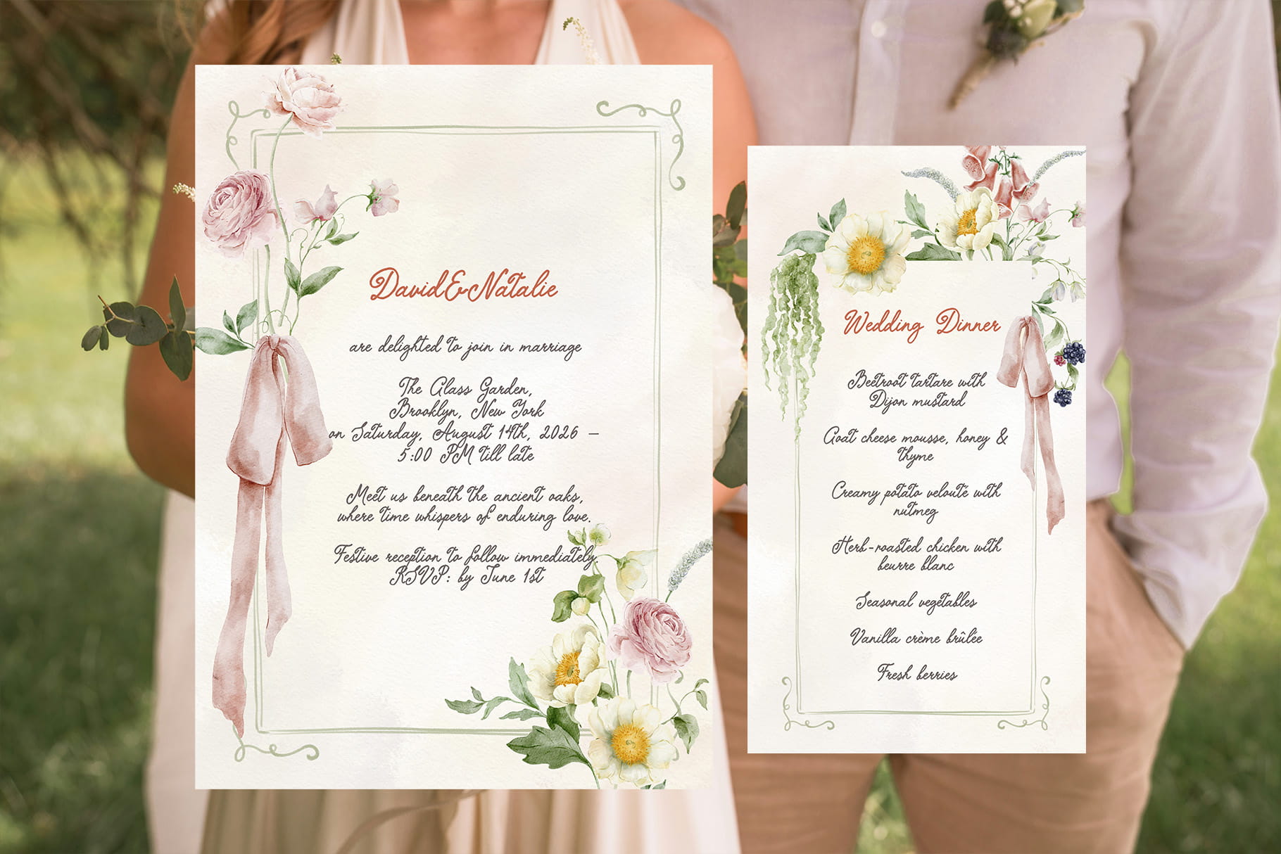 Garden Soiree – Watercolor Cottagecore & Wildflower Floral Clipart