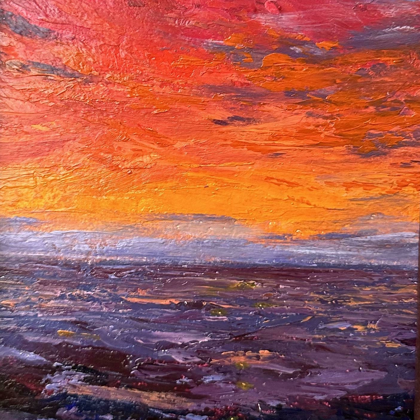 Огненный закат