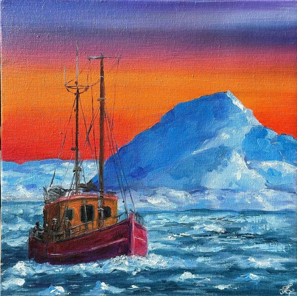 3D картина "На краю земли".