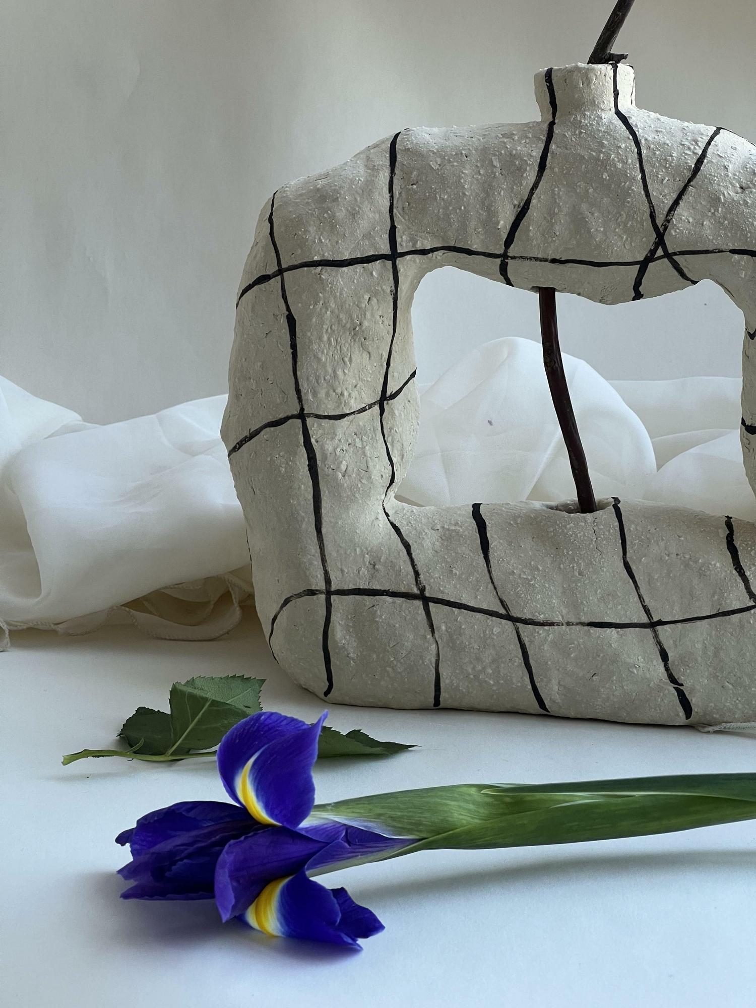 ваза в клеточку