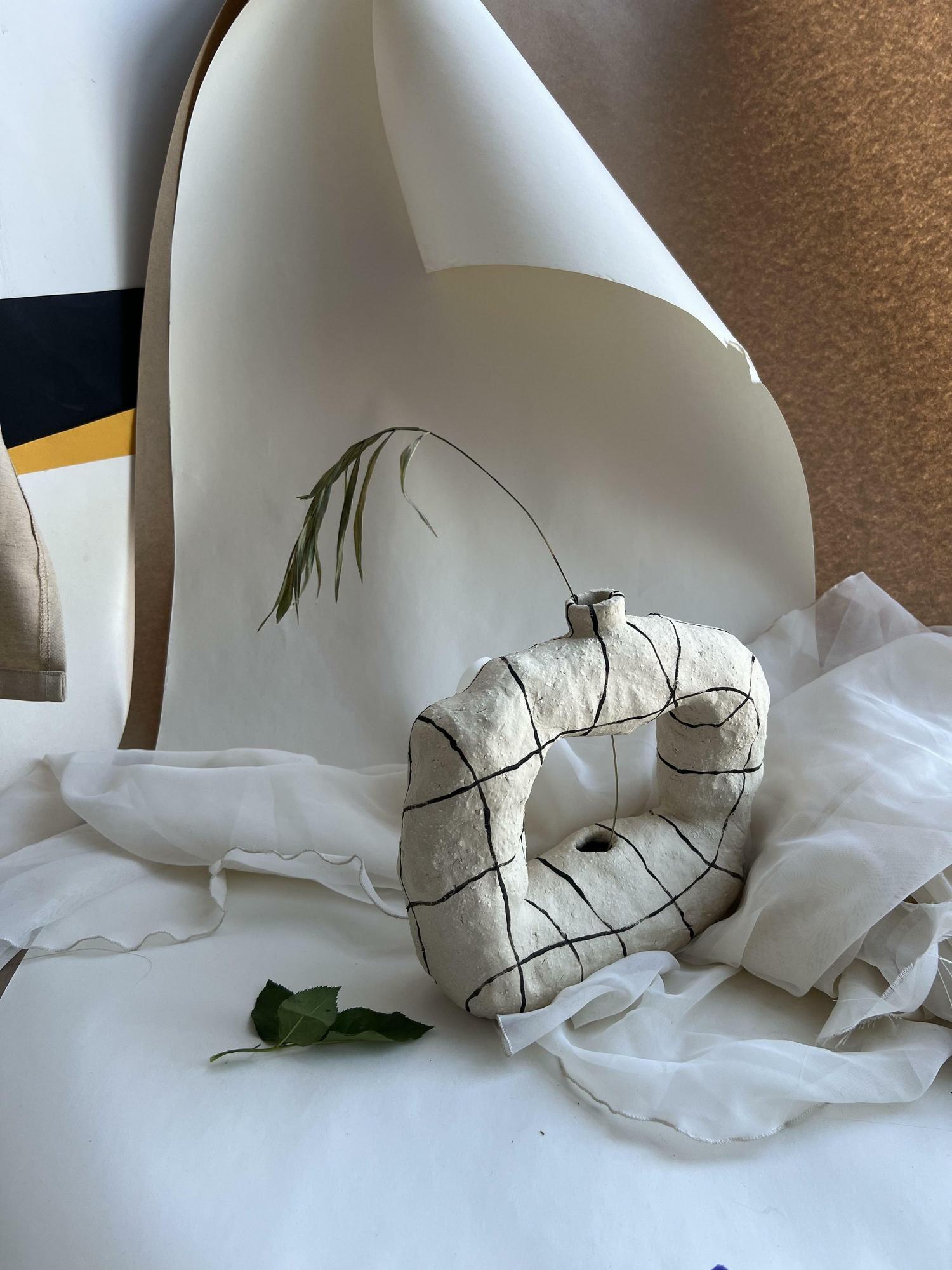 ваза в клеточку