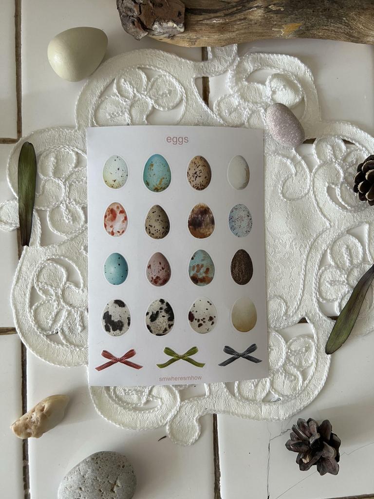 наклейки eggs