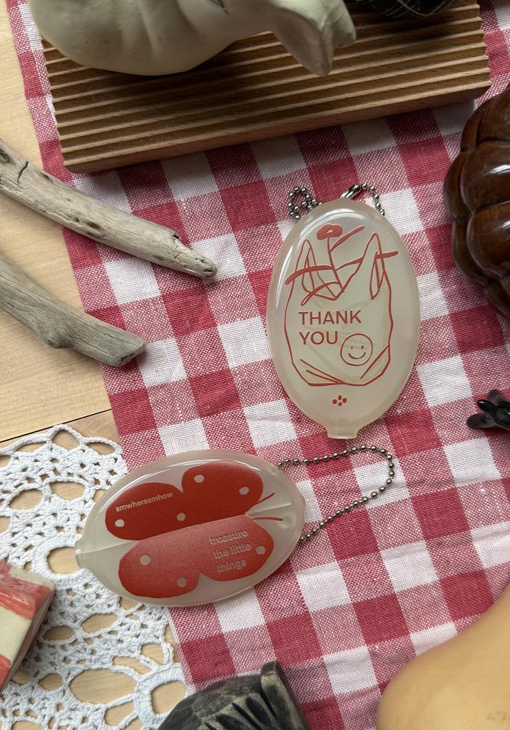 брелок-монетница полупрозрачная treasure the little things