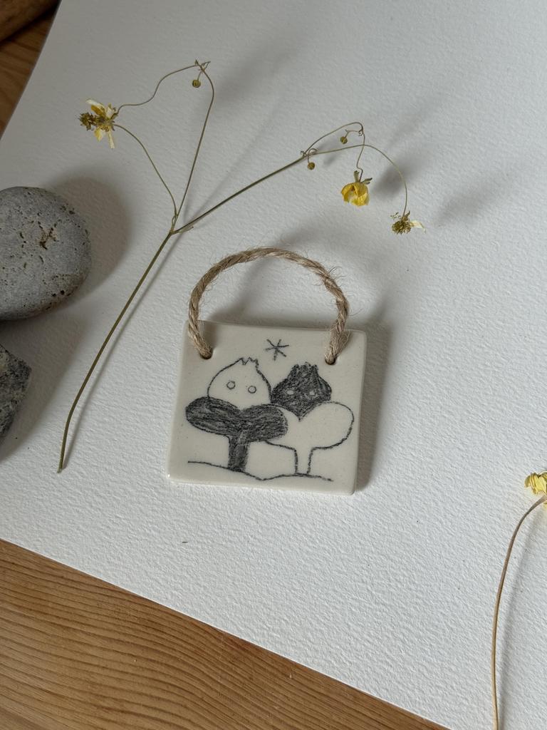 плиточка два цветочка