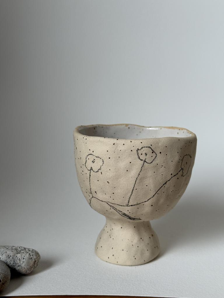 пиала с бабочкой и цветочком