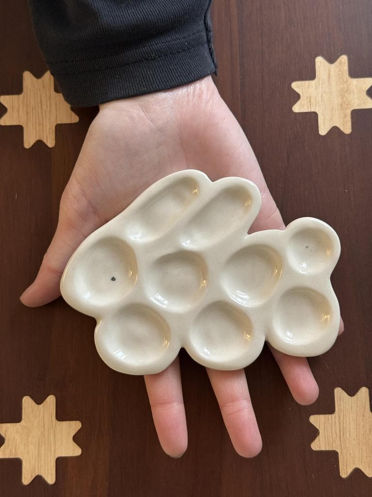 палитра/менажница кролик два