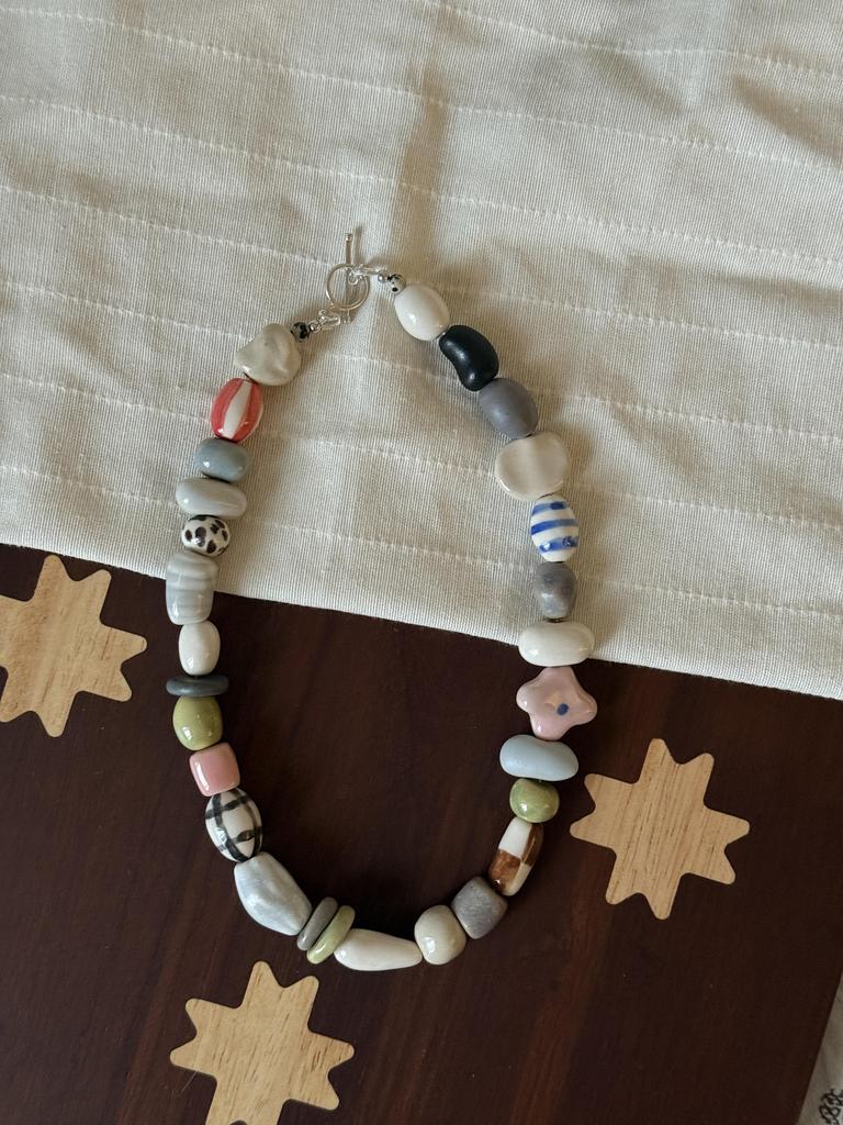 бусы керамические раз