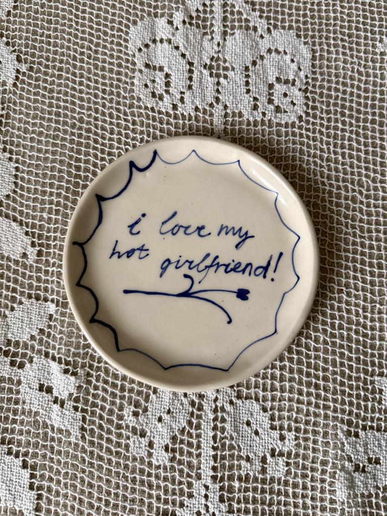 тарелочка  i love my hot girlfriend