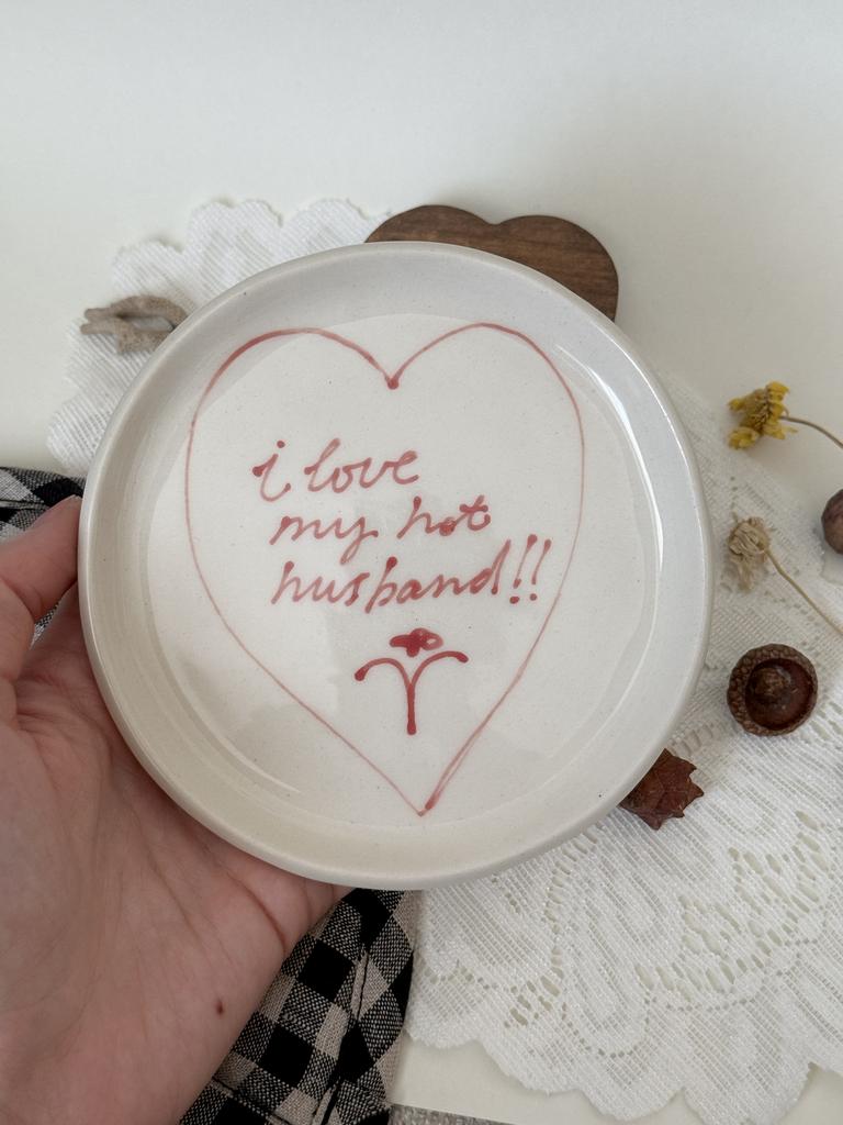 тарелочка керамическая хасбанд