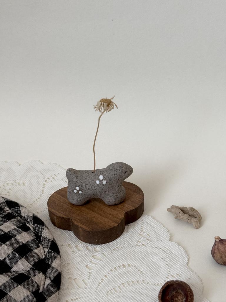 зверек фигурка для сухоцвета