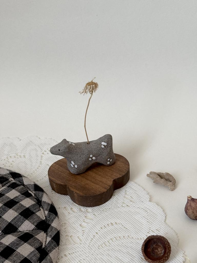 зверек фигурка для сухоцвета