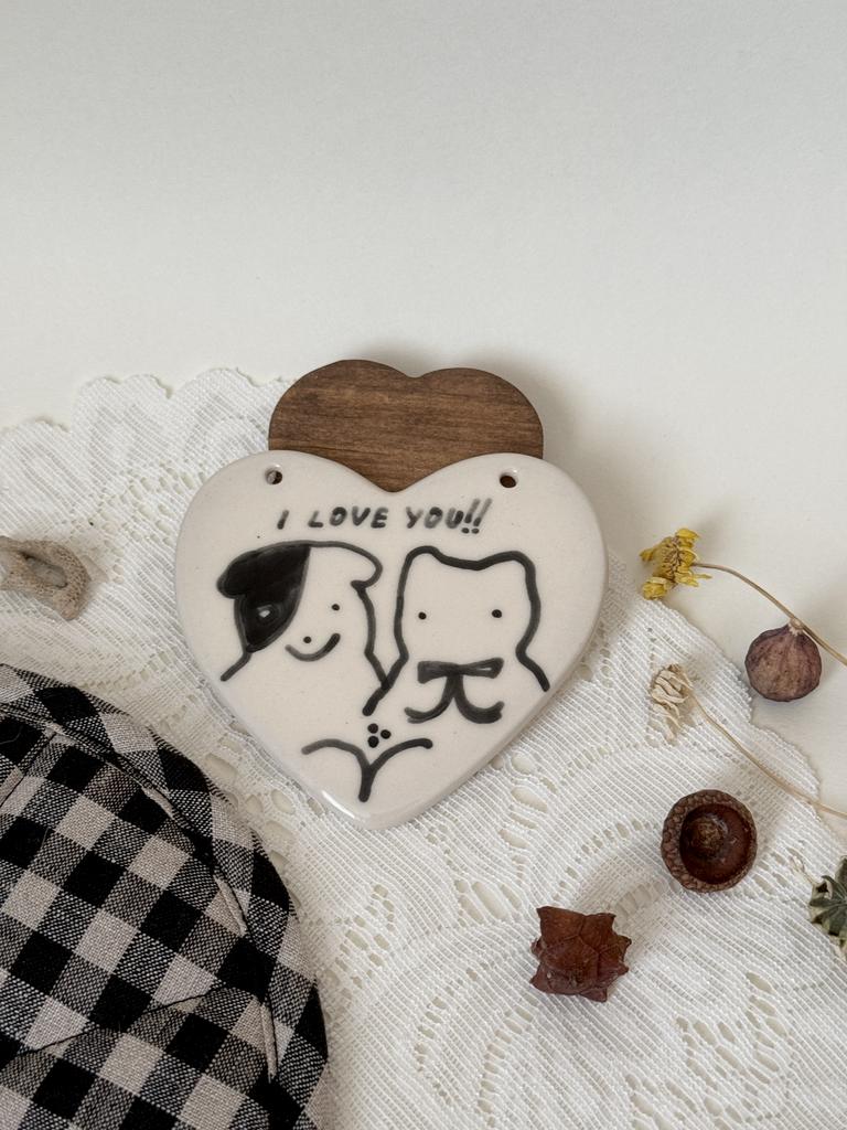 плиточка валентинка сердечко парочка еще