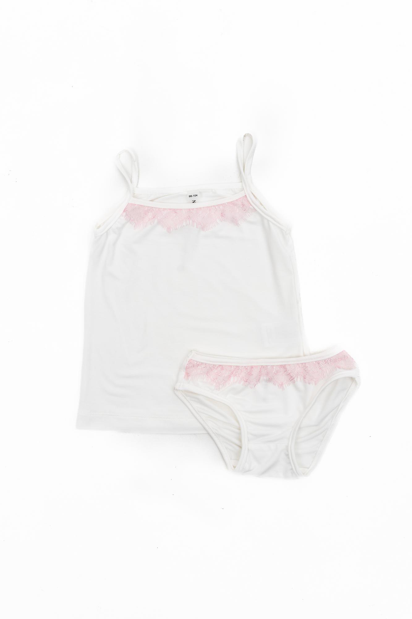 Комплект для девочки «Розовое кружево»