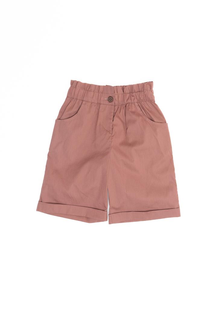 Шорты для девочки терракотовые