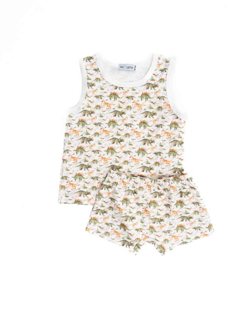 Комплект «Динозавры» (маечка и трусики)