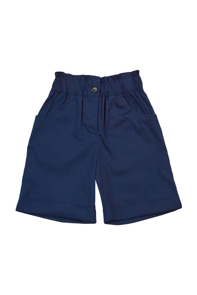 Шорты для девочки с поясом-сборкой