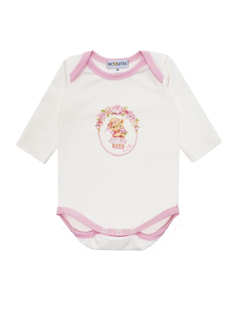 Боди-лонгслив «Мишка Николетта»